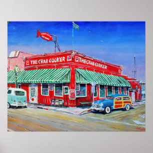 Poster La Plage Newport Cooker