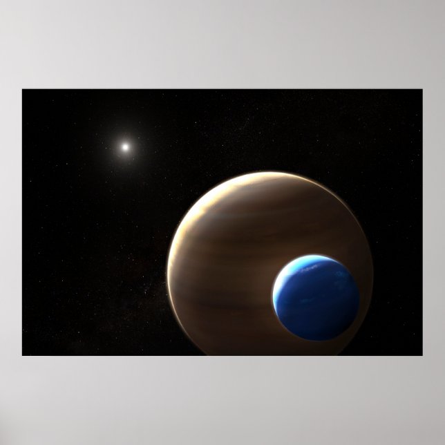 Poster La planète géante au gaz Kepler-1625b (Devant)