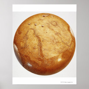 Poster La planète mars, illustration