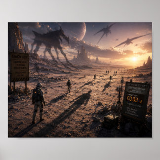 Poster La planète où les ombres arrivent en premier