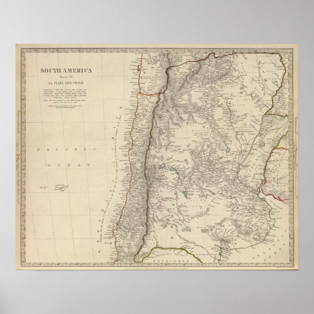 Poster La Plata, Chili (Devant)