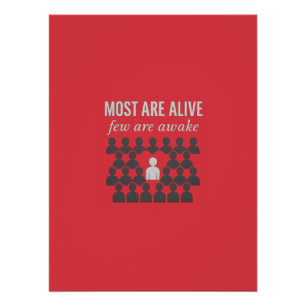 Poster La Plupart Sont Vivants. Peu Sont Réveillés - Prov