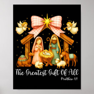 Poster La plus grande offrande de toutes Crèche Chrétien