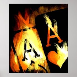 POSTER LA POCHE FLAMBOYANTE DE CONCEPTION ORIGINALE ACES