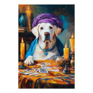 Poster La Poche Mystique Drôle chien Fortuneteller