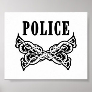 Poster La police tatoue l'affiche