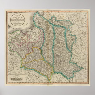 Poster La Pologne, Lithuanie