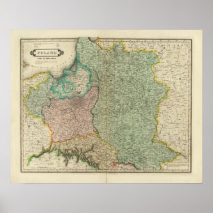 Poster La Pologne, Lithuanie 2
