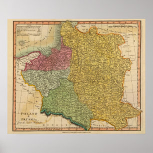 Poster La Pologne, Prusse