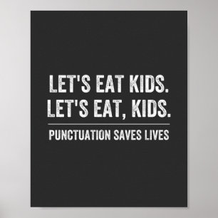 Poster La ponctuation sauve des vies