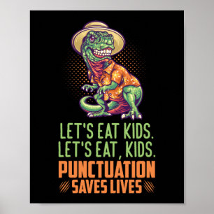 Poster La ponctuation sauve des vies École Funny Enseigna