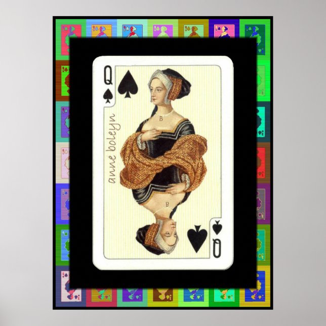 Poster La pop Art Anne Boleyn (Devant)