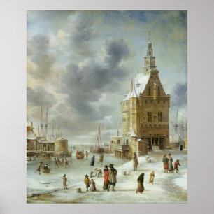 Poster La porte de Hoorn de la ville