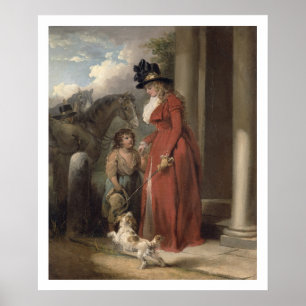 Poster La porte du châtelain, c.1790 (huile sur la toile)