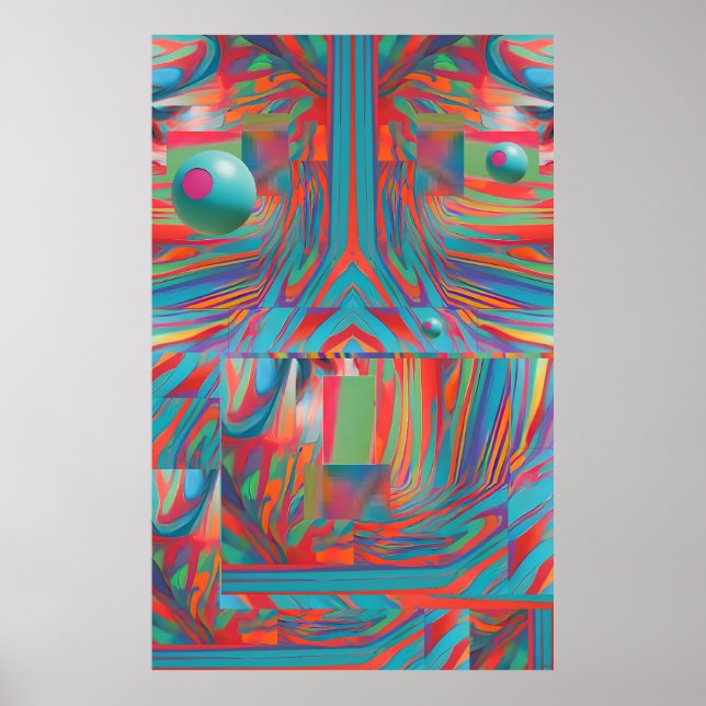 Poster La Porte Est Ouverte - Ken Gage Surreal Art (Devant)
