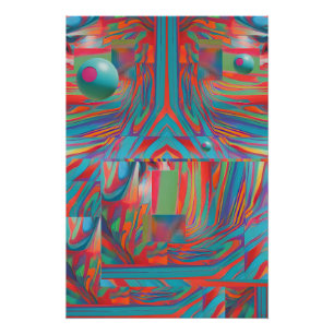 Poster La Porte Est Ouverte - Ken Gage Surreal Art