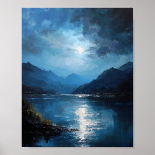 Poster La portée luminescente : un nocturne au clair de l