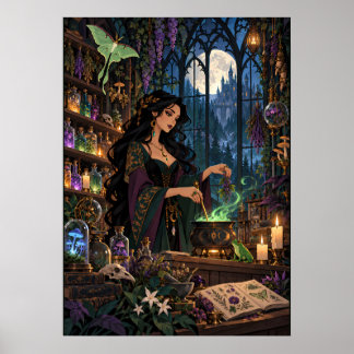 Poster La Potion de Sorcière de l'Apothicaire de Minuit F