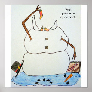 Poster La pression des pairs s'est dégradée...