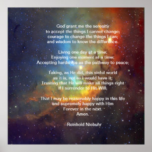 Poster La prière de sérénité