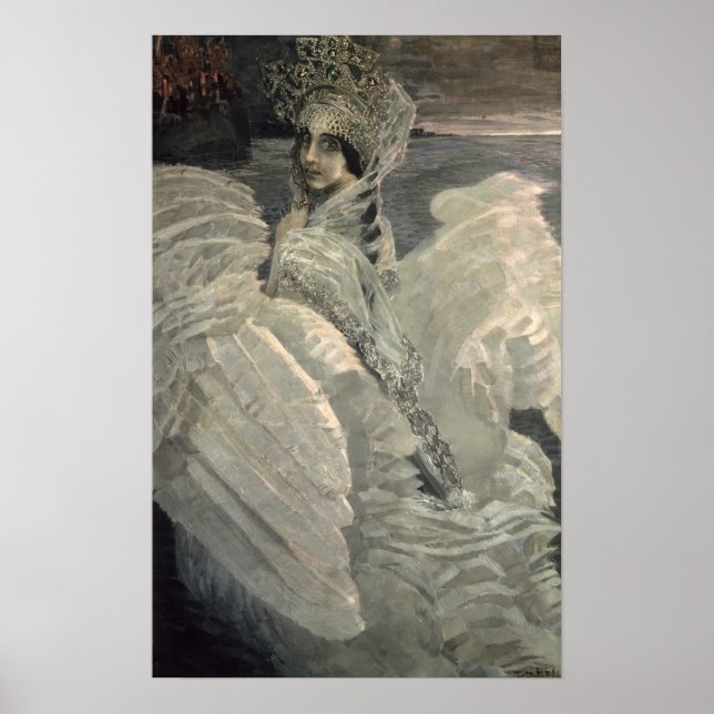 Poster La princesse cygne, 1900 (Devant)