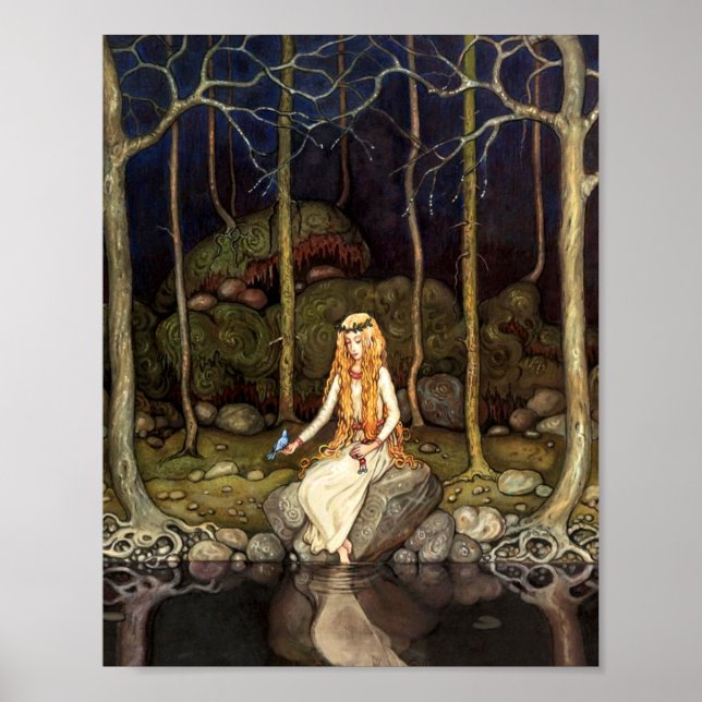 Poster La Princesse dans la forêt (Devant)
