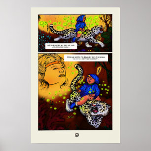 Poster La princesse de lumière bande dessinée 2