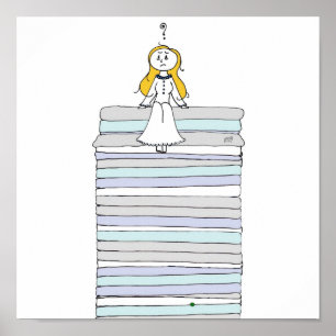 Poster La princesse et le pois