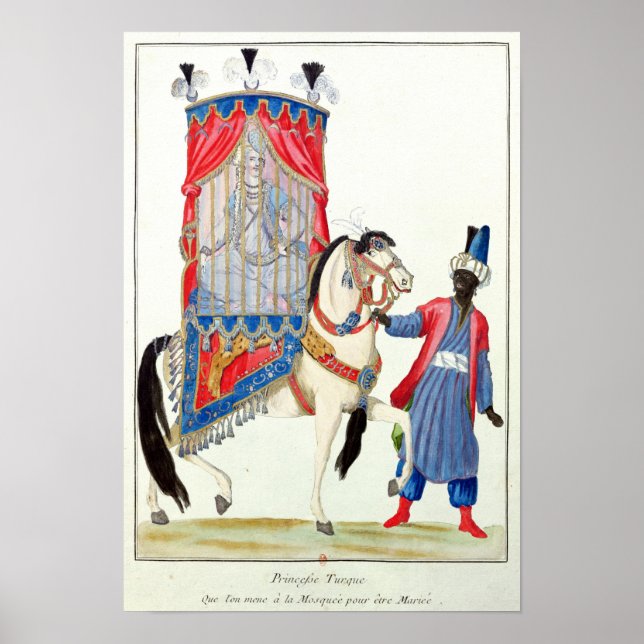 Poster La princesse turque sur le chemin de la mosquée (Devant)
