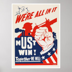 Poster La propagande américaine pendant la Seconde Guerre