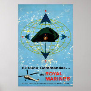 Poster La propagande des commandos de la marine royale br