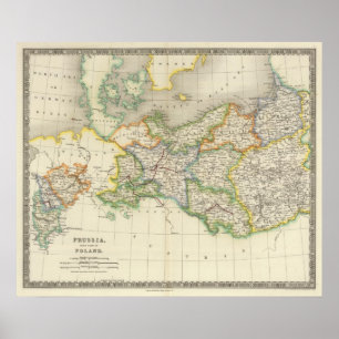 Poster La Prusse et la Pologne