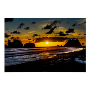 Poster La Push Sunset brillant