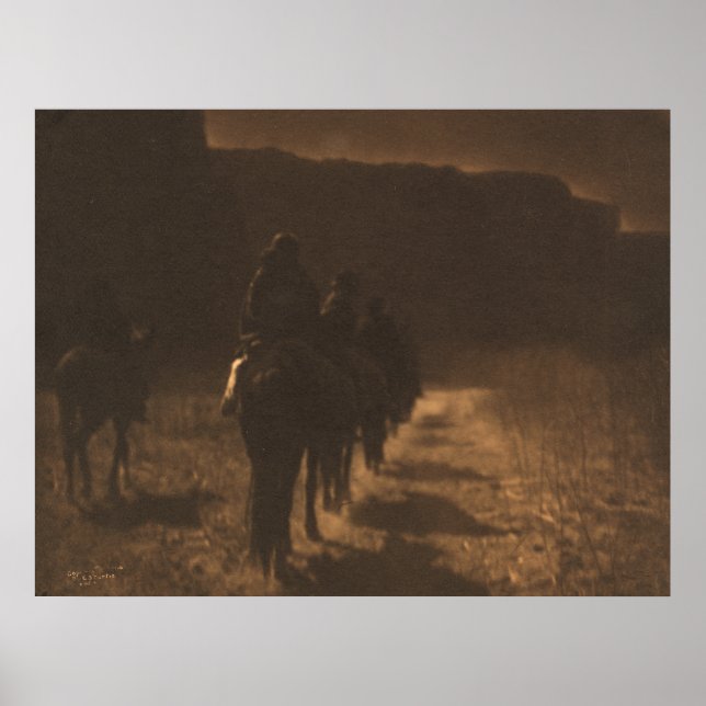 Poster La race qui disparaît — Navaho. (Devant)