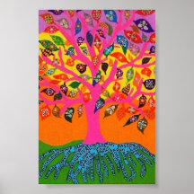 La racine du savoir L'affiche de l'arbre de vie