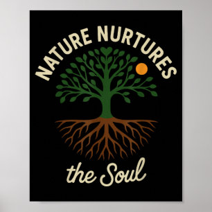 Poster La randonnée est une thérapie drôle sentier de nat