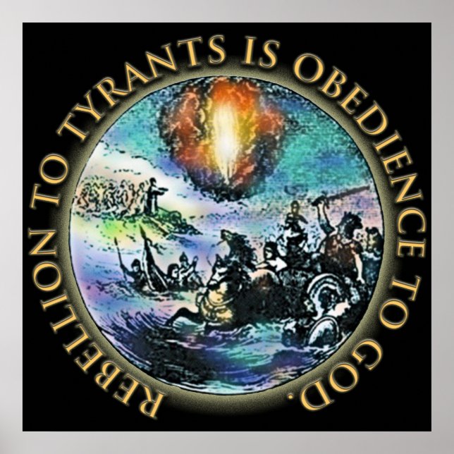 Poster La rébellion aux tyrans est l'obéissance à Dieu Go (Devant)