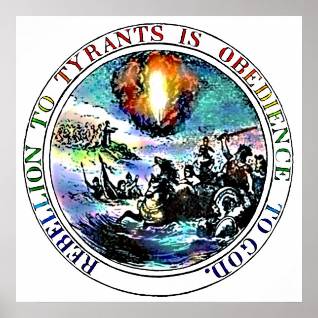 Poster La rébellion aux tyrans est l'obéissance à Dieu Po (Devant)