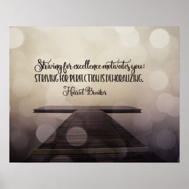 Poster La Recherche De L'Excellence (Devant)