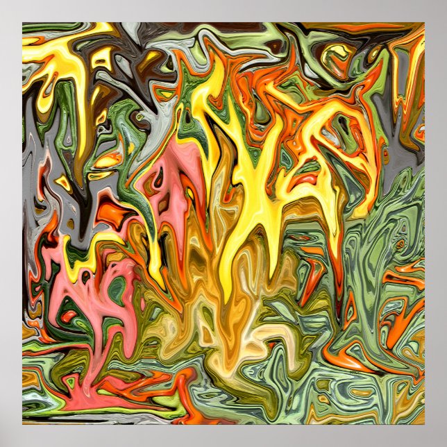 Poster La récolte fondue... (Devant)