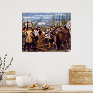 Poster La reddition de Breda, beaux-arts,
