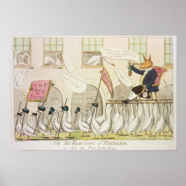 Poster La réélection de Reynard ou Fox (Devant)