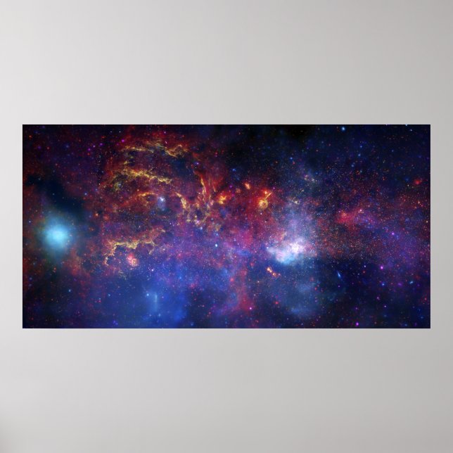 Poster La région centrale de la galaxie de la Voie Lactée (Devant)
