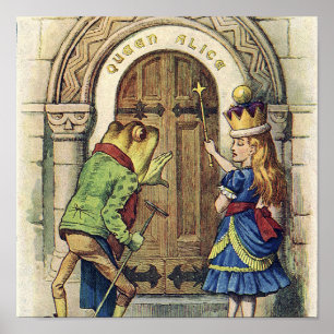 Poster La reine Alice et la grenouille