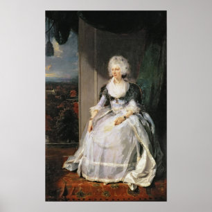 Poster La Reine Charlotte, 1789-90, épouse de George III