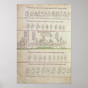 Poster La reine dans sa litière