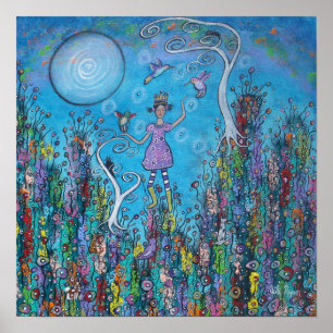 Poster La reine de colibri