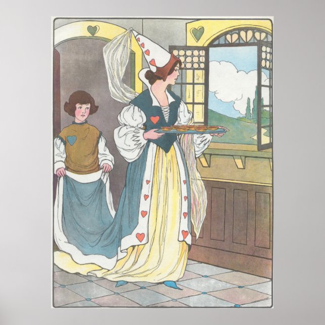 Poster La Reine des Coeurs, Elle a fait des tartes (Devant)