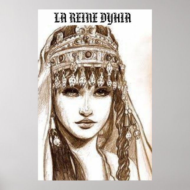 POSTER LA REINE DIHYA (Devant)