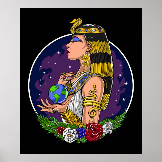 Poster La reine égyptienne Cléopatra (Devant)